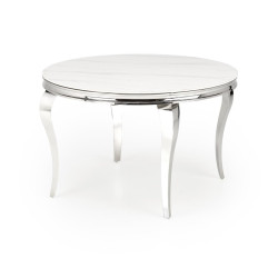 Masa Halmar Reginald (White Marble/Silver) Thumb