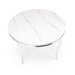 Masa Halmar Reginald (White Marble/Silver) Thumb
