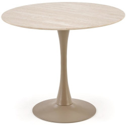 Masa Halmar Tolio Round (Travertine/Cashmere) Thumb