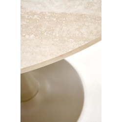 Masa Halmar Tolio Round (Travertine/Cashmere) Thumb