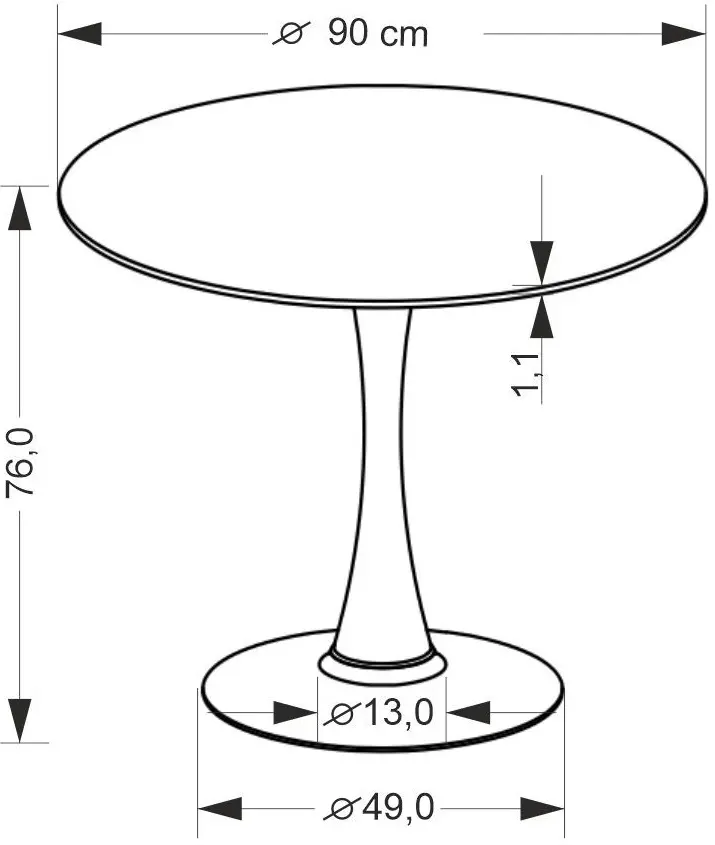Masa Halmar Tolio Round (Travertine/Cashmere) - 9