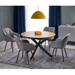 Masa extensibila Halmar Acord 160/200 (Natural/Black) Thumb