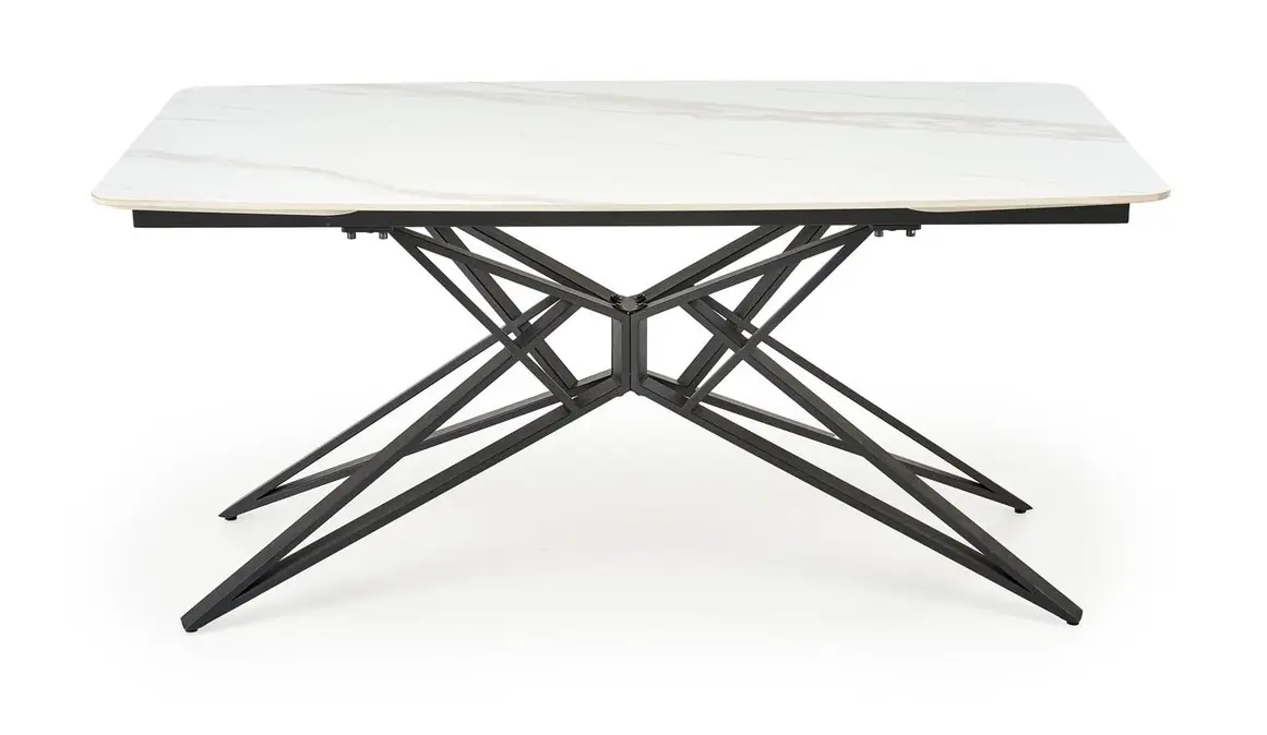 Masa extensibila Halmar Alfredo 160/240 (White Marble/Black)