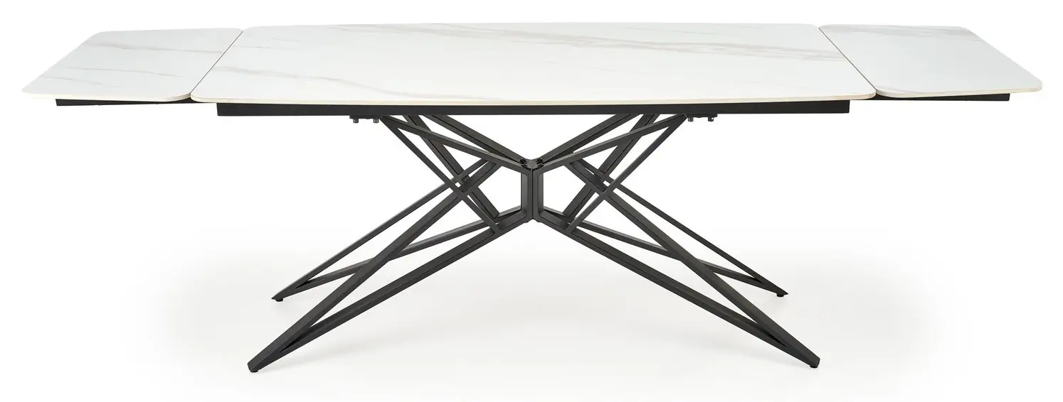 Masa extensibila Halmar Alfredo 160/240 (White Marble/Black)