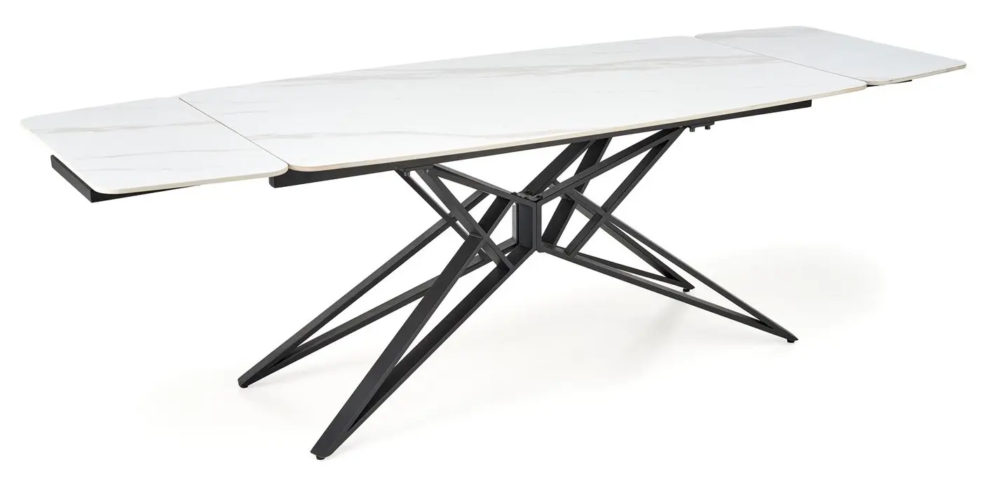 Masa extensibila Halmar Alfredo 160/240 (White Marble/Black)