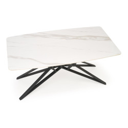 Masa extensibila Halmar Alfredo 160/240 (White Marble/Black) Thumb