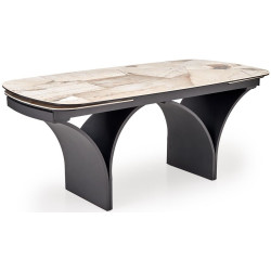 Стол раскладной Halmar Alter (Beige Marble/Black) Thumb