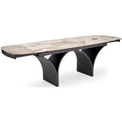 Стол раскладной Halmar Alter (Beige Marble/Black) Thumb