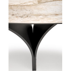 Стол раскладной Halmar Alter (Beige Marble/Black) Thumb