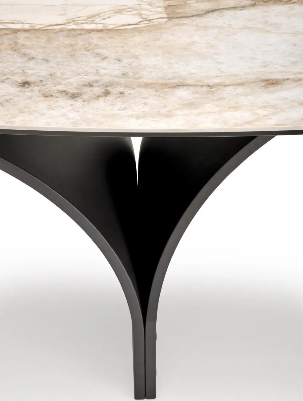 Стол раскладной Halmar Alter (Beige Marble/Black) - 5