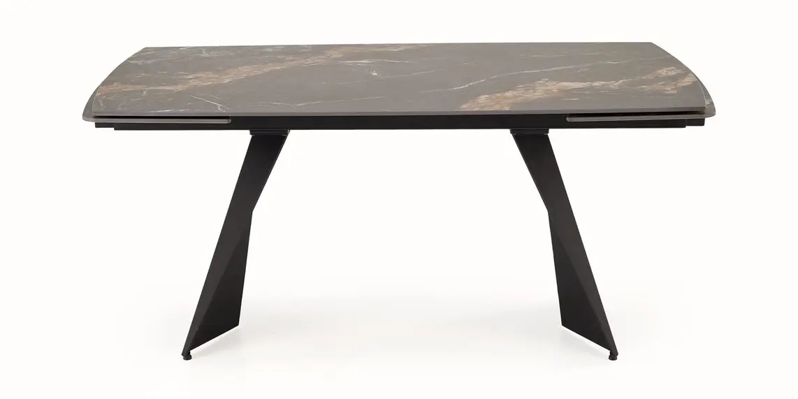 Стол раскладной Halmar Armani 165/241 (Black Marble)