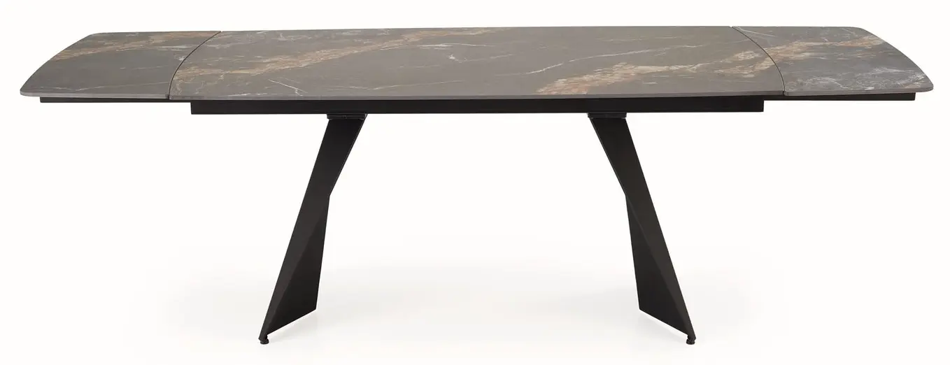 Стол раскладной Halmar Armani 165/241 (Black Marble)
