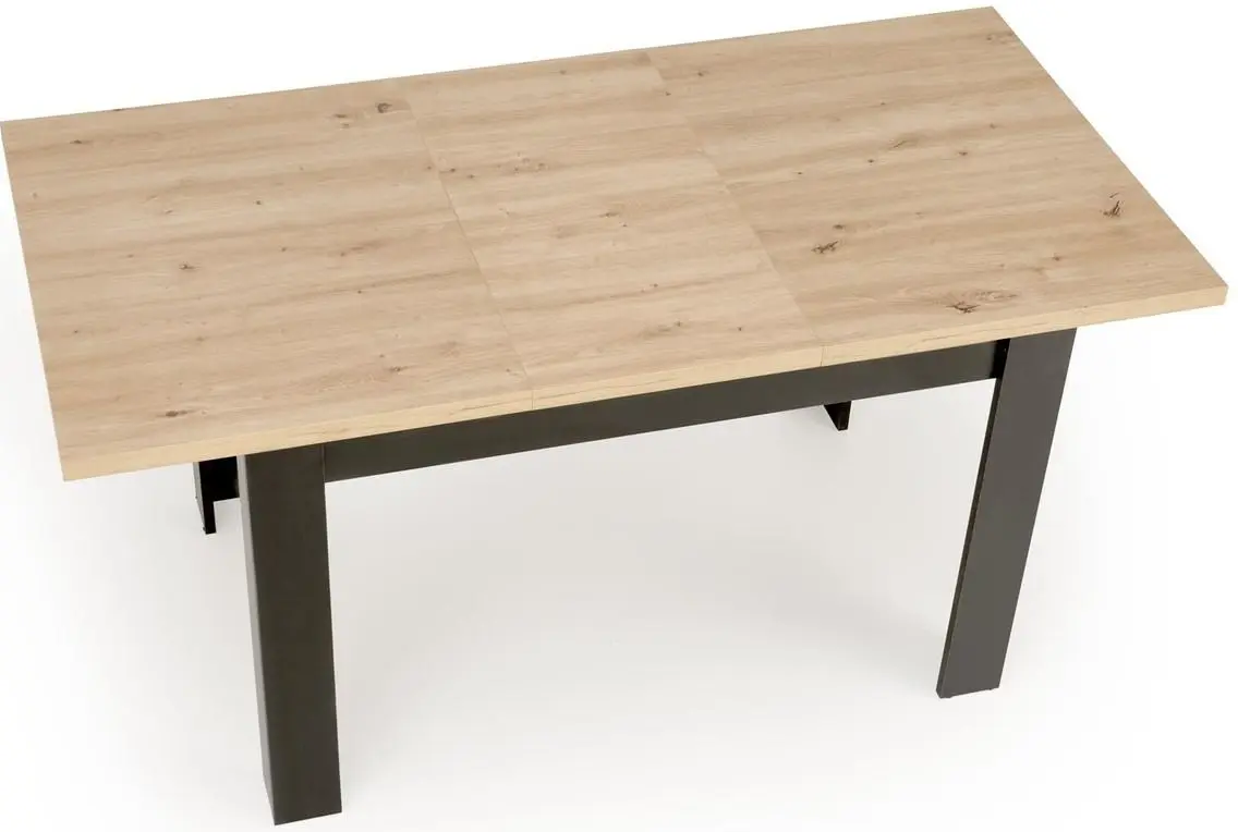 Masa extensibila Halmar Bagio 120/160x77 (Artisan Oak/Black)