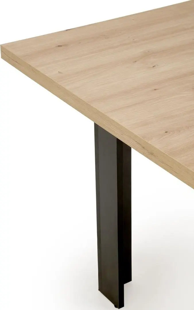 Masa extensibila Halmar Bagio 120/160x77 (Artisan Oak/Black)