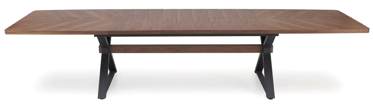 Masa extensibila Halmar Baron 200/350 (Walnut/Black)