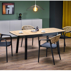 Masa extensibila Halmar Barril 130/170 (Artisan Oak/Black)