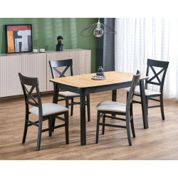 Стол раскладной Halmar Barril 130/170 (Artisan Oak/Black) Thumb