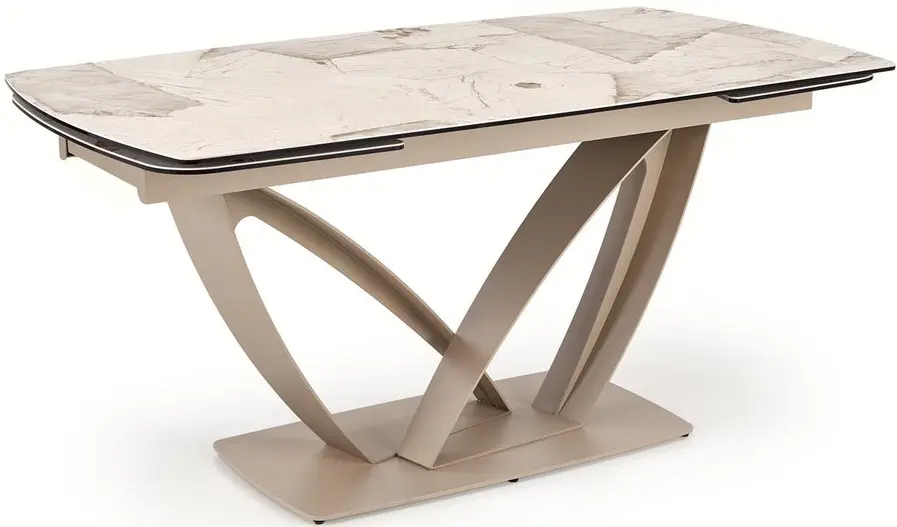 Стол раскладной Halmar Benjamin (Beige Marble/Cashmere) - 2