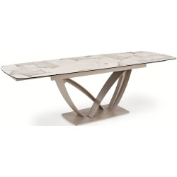Стол раскладной Halmar Benjamin (Beige Marble/Cashmere) Thumb