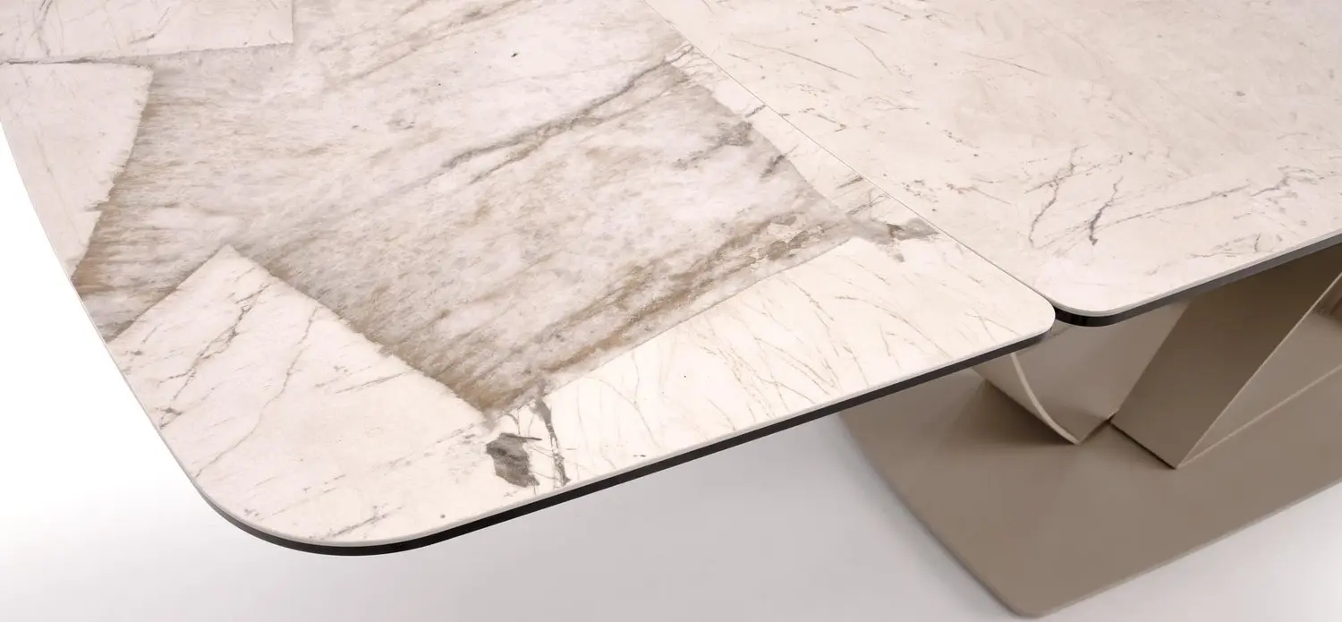 Стол раскладной Halmar Benjamin (Beige Marble/Cashmere) - 5