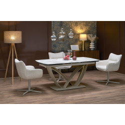 Стол раскладной Halmar Benjamin (Beige Marble/Cashmere) Thumb