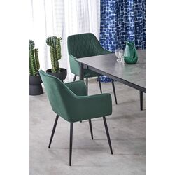 Masa extensibila Halmar Charles 180/260 (Grey Marble/Black) Thumb