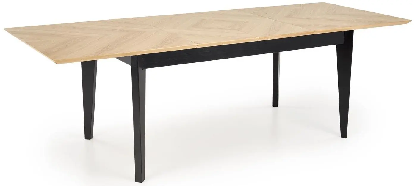 Masa extensibila Halmar Edmondo 160/240x75 (Natural Oak/Black)