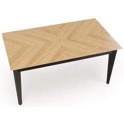 Masa extensibila Halmar Edmondo 160/240x75 (Natural Oak/Black) Thumb