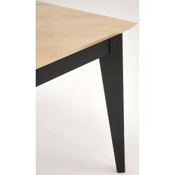 Masa extensibila Halmar Edmondo 160/240x75 (Natural Oak/Black) Thumb