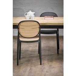 Стол раскладной Halmar Edmondo 160/310x76 (Wotan Oak/Black) Thumb