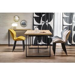 Стол раскладной Halmar Edmondo 160/310x76 (Wotan Oak/Black) Thumb