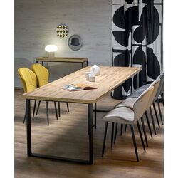 Стол раскладной Halmar Edmondo 160/310x76 (Wotan Oak/Black) Thumb