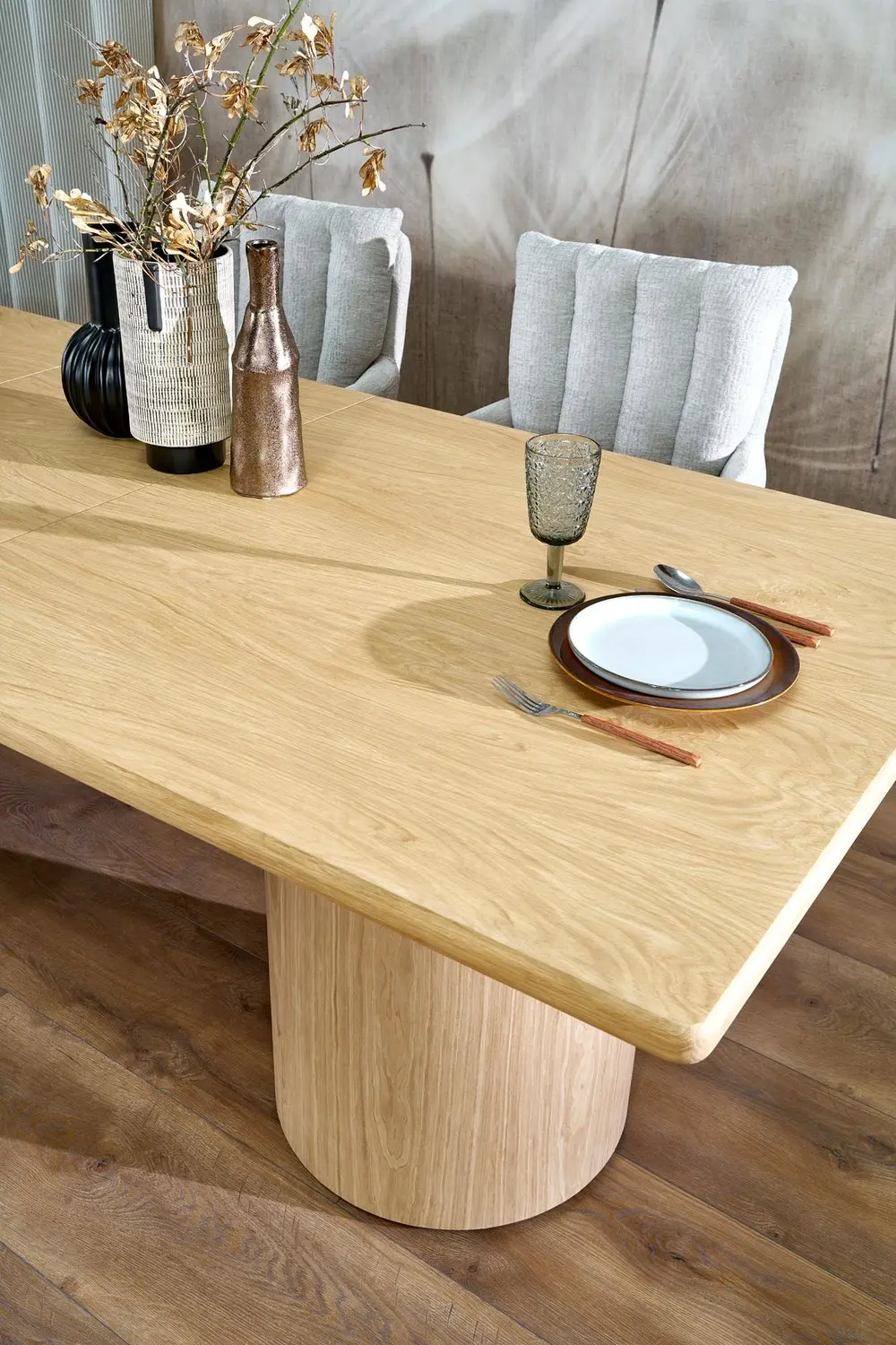 Стол раскладной Halmar Everest (Natural Oak) - 8