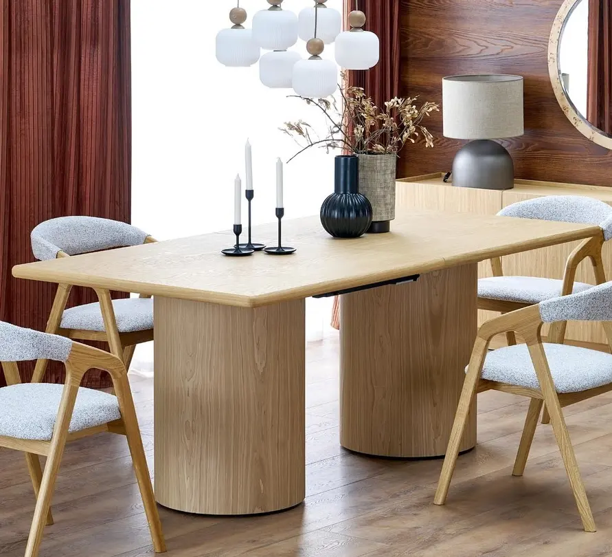 Стол раскладной Halmar Everest (Natural Oak)