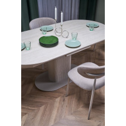 Стол раскладной Halmar Falone (Travertine/Cashmere) Thumb