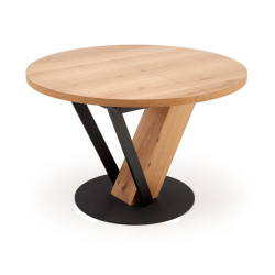 Masa extensibila Halmar Fanis 120/160 (Natural/Black) Thumb