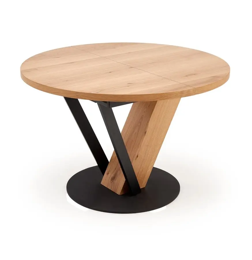 Masa extensibila Halmar Fanis 120/160 (Natural/Black)