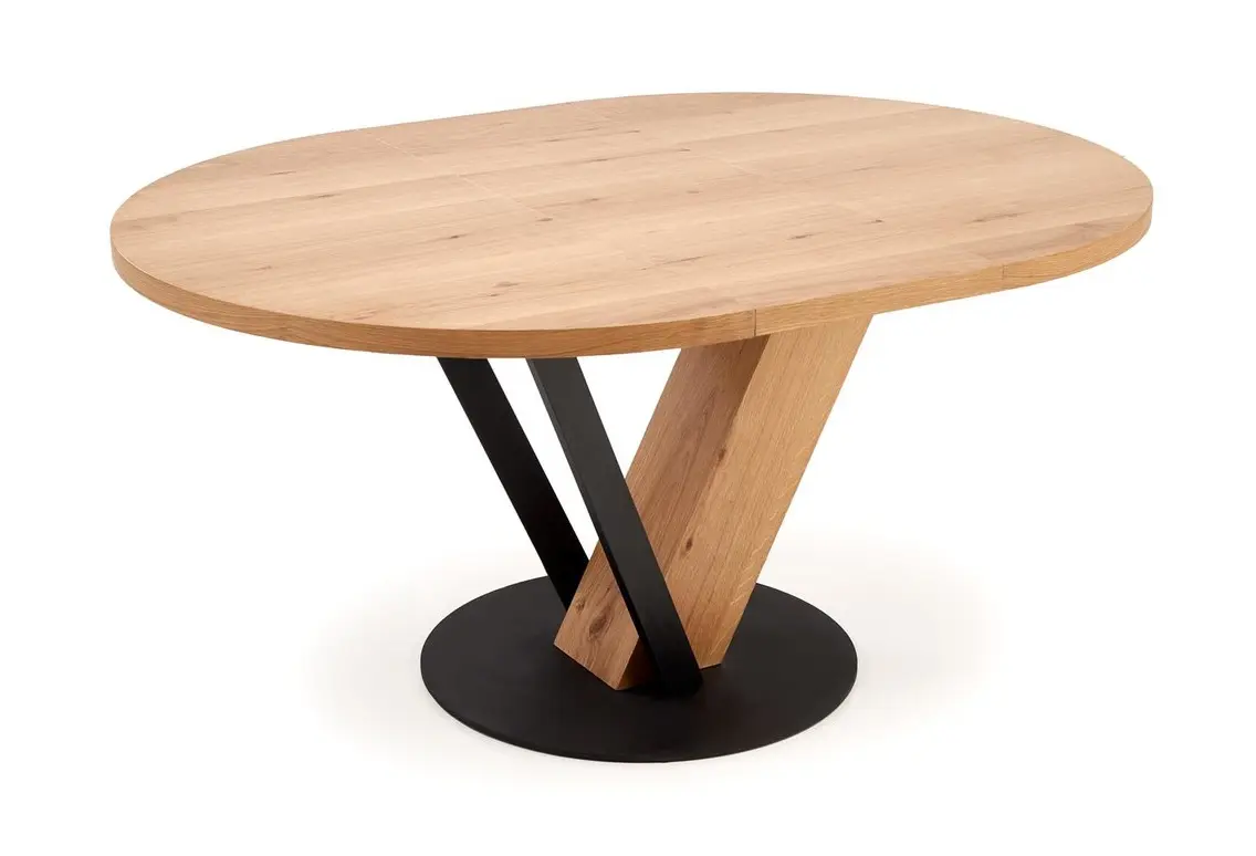 Masa extensibila Halmar Fanis 120/160 (Natural/Black)