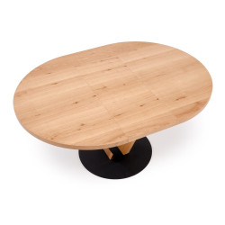 Masa extensibila Halmar Fanis 120/160 (Natural/Black) Thumb