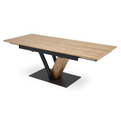Masa extensibila Halmar Fanis 160/220 (Natural/Black) Thumb