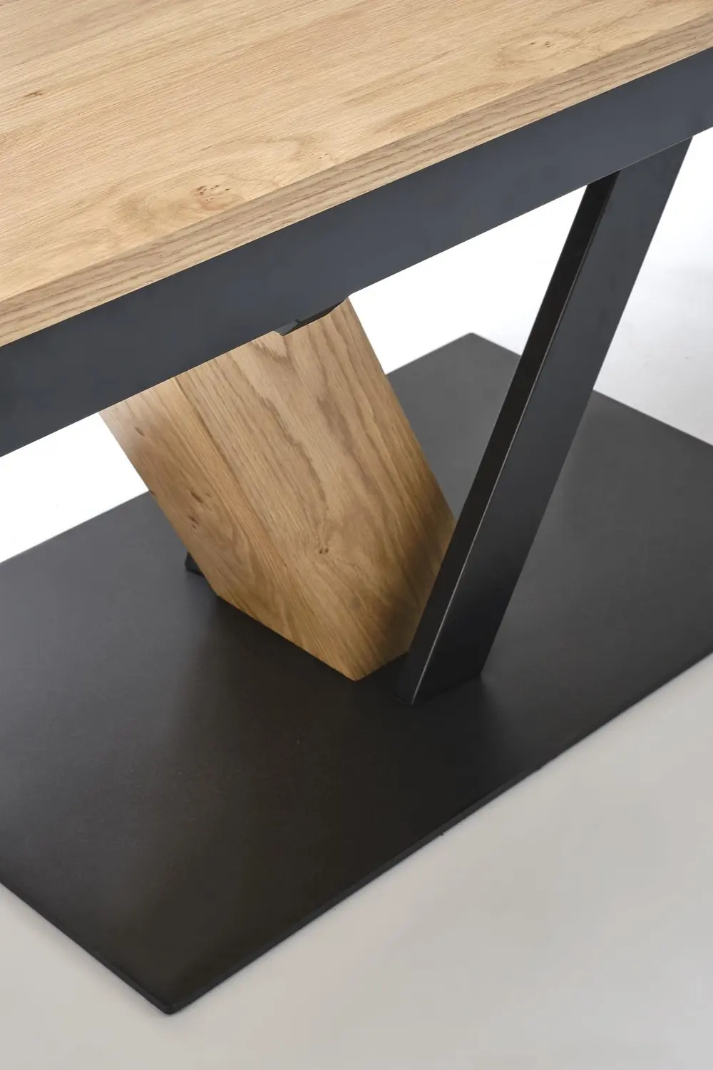 Masa extensibila Halmar Fanis 160/220 (Natural/Black)