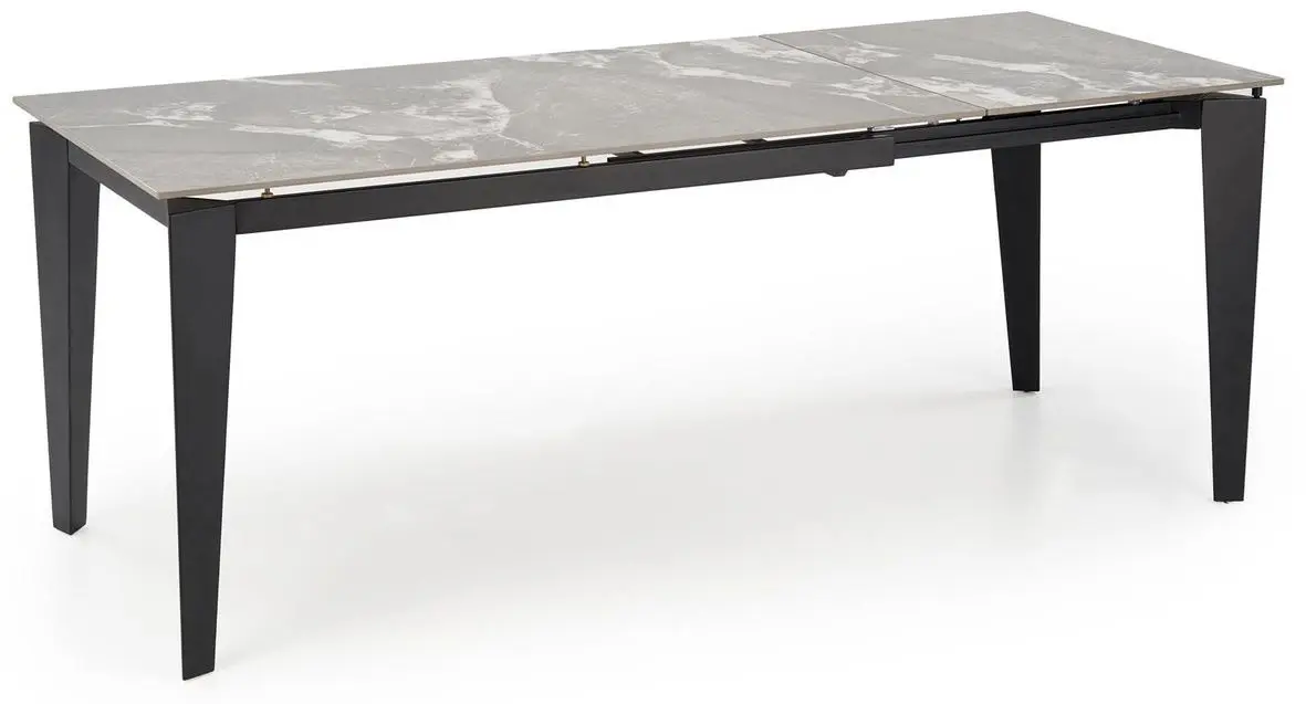 Masa extensibila Halmar Felix 141/201 (Grey Marble/Black)