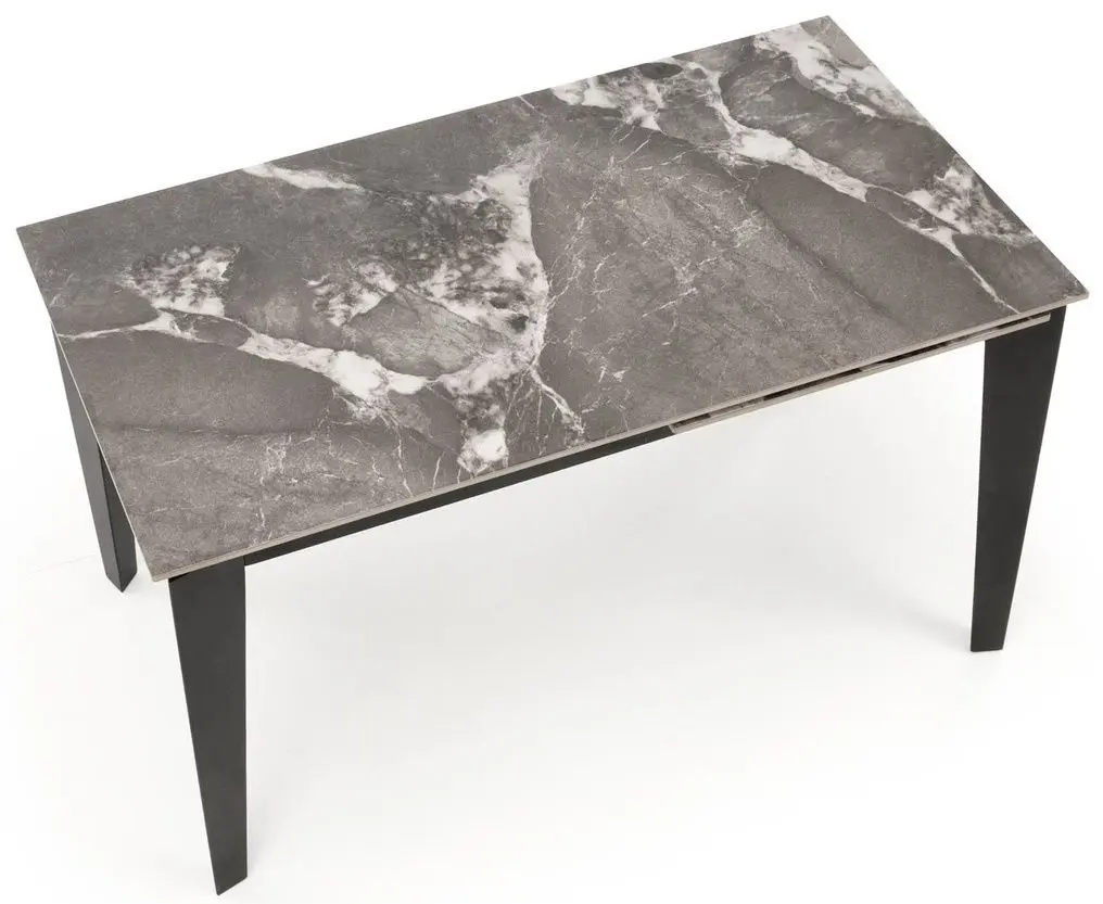 Masa extensibila Halmar Felix 141/201 (Grey Marble/Black)