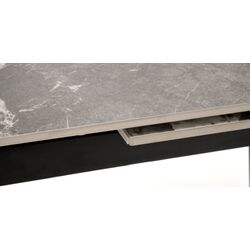 Masa extensibila Halmar Felix 141/201 (Grey Marble/Black) Thumb