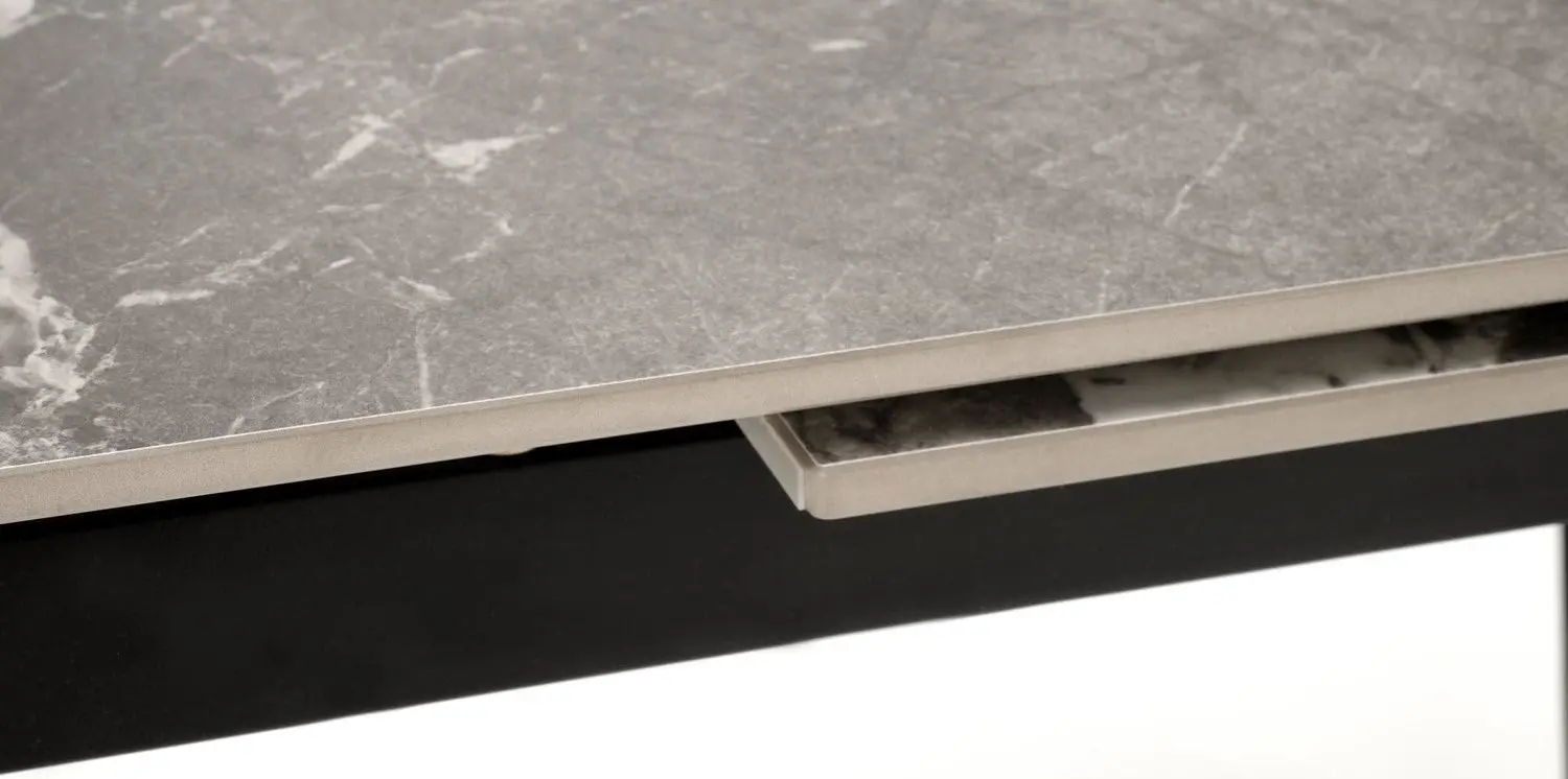 Masa extensibila Halmar Felix 141/201 (Grey Marble/Black)
