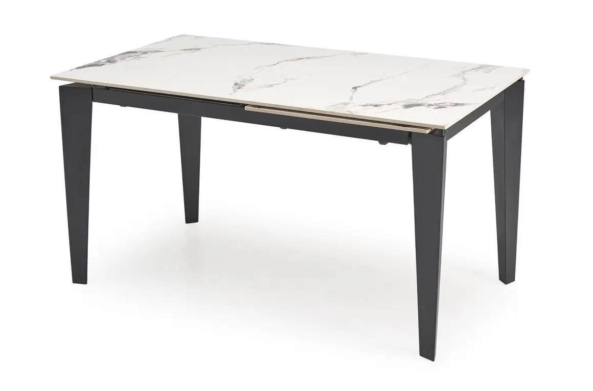 Masa extensibila Halmar Felix 141/201 (White Marble/Black)