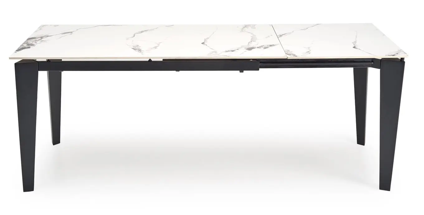 Masa extensibila Halmar Felix 141/201 (White Marble/Black)