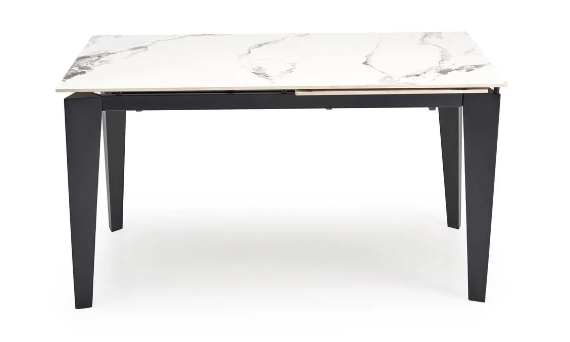 Masa extensibila Halmar Felix 141/201 (White Marble/Black)