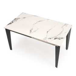 Masa extensibila Halmar Felix 141/201 (White Marble/Black) Thumb
