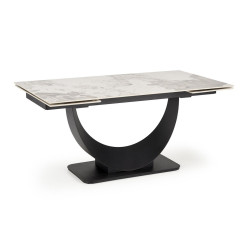 Masa extensibila Halmar Fernando 160/240 (White Marble/Black) Thumb